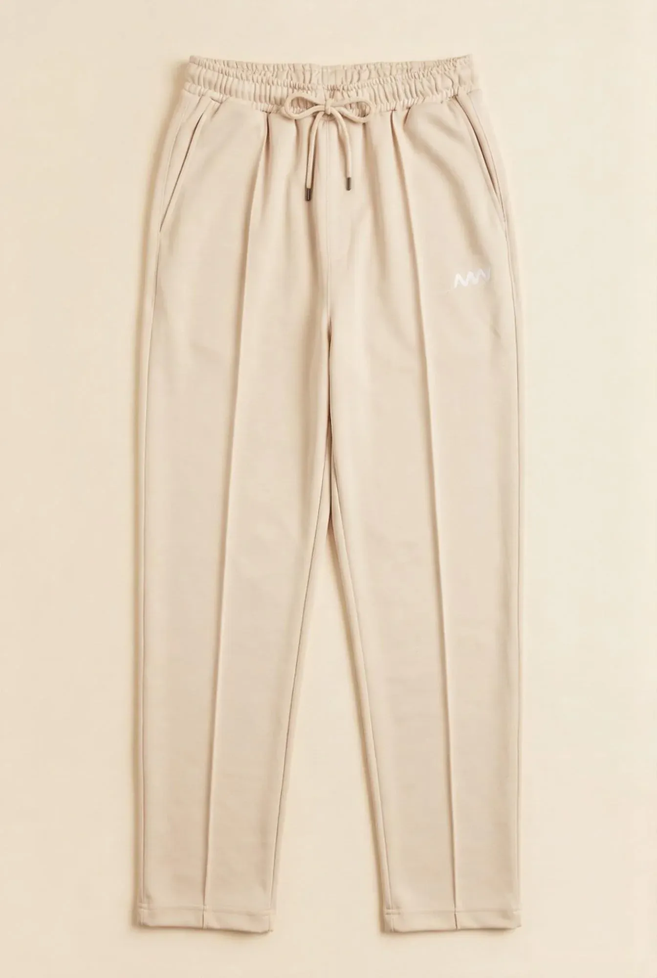 Straight Fit Center-Lined Trousers